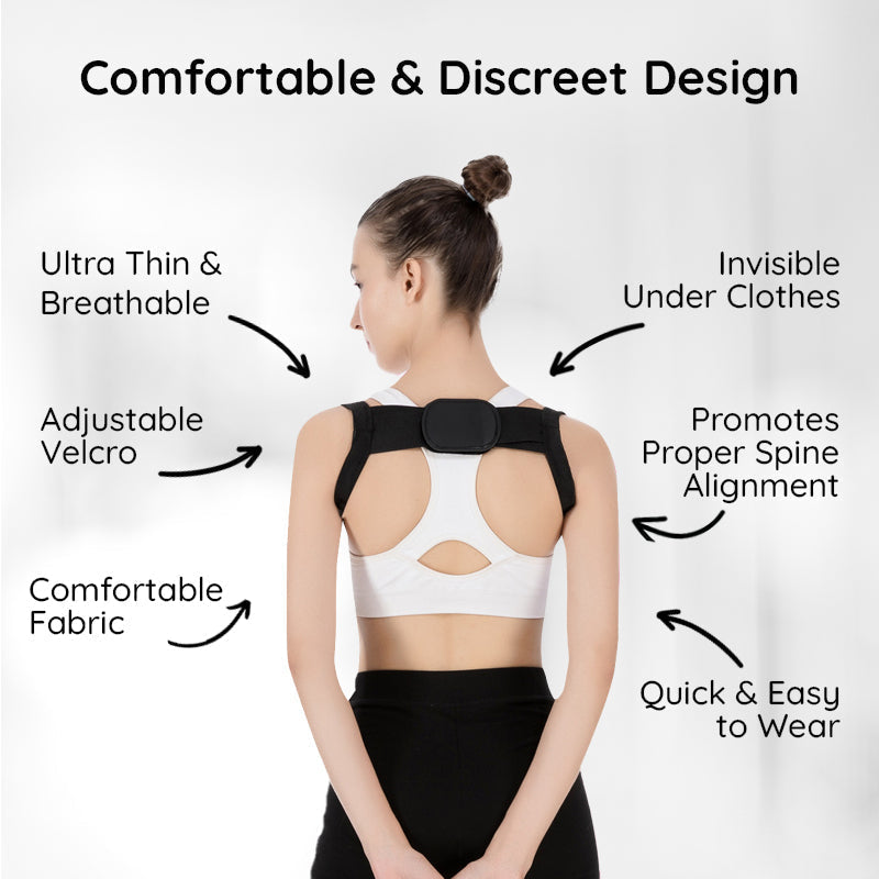 Posture Corrector Adjustable Straps Breathable Mesh