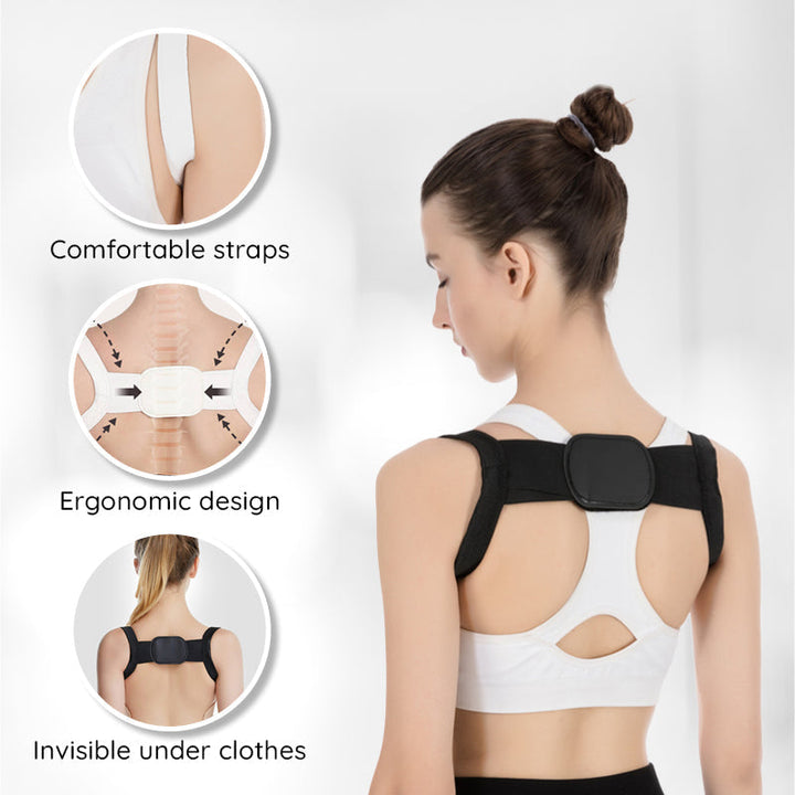 Posture Corrector Adjustable Straps Breathable Mesh