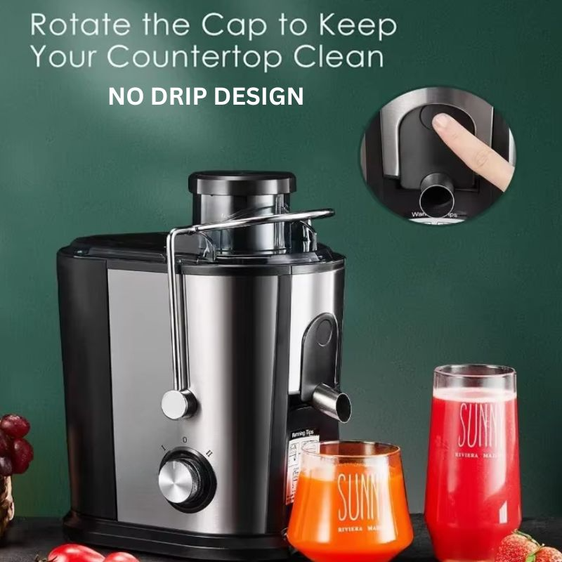 Electric Juicer Machine 800W Dual Speed Settings