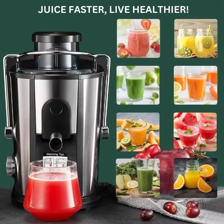 Electric Juicer Machine 800W Dual Speed Settings