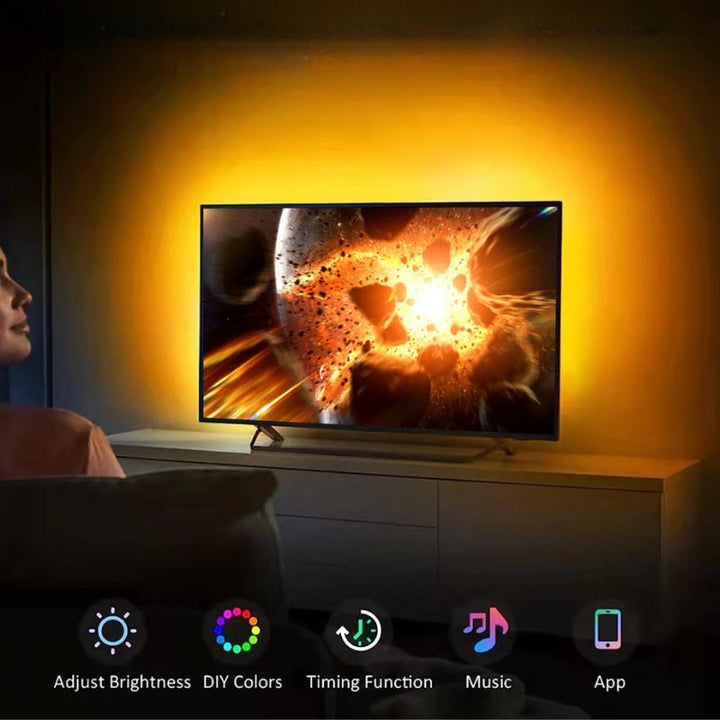 Smart LED TV Strips with Hdmi Sync Box