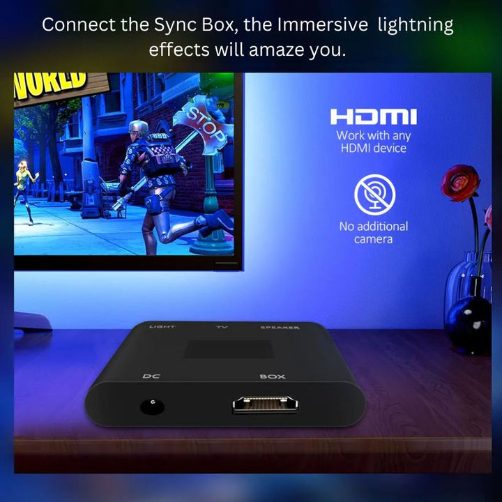 Smart LED TV Strips with Hdmi Sync Box