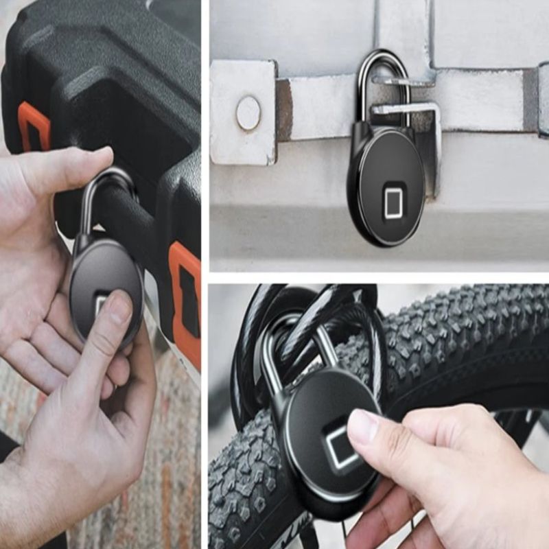 Smart Fingerprint Padlock with Bluetooth Connectivity