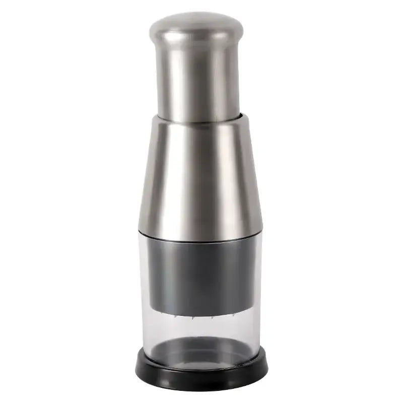 Stainless Steel Manual Food Chopper Enclosed Blade Design - Lenila