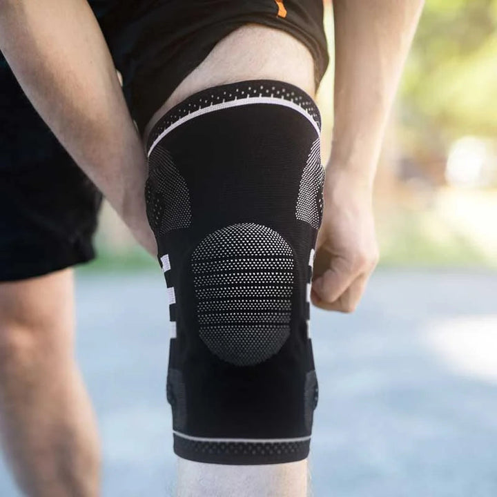 Knee Support Brace Silicone Patella Pad Adjustable Straps