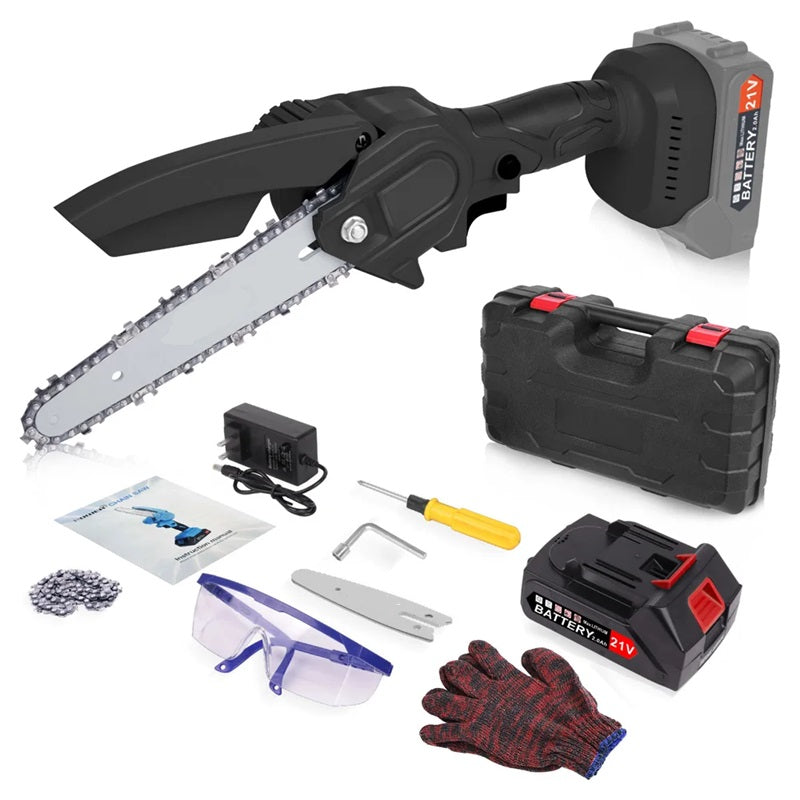 Electric Mini Chainsaw 6-Inch Compact Lightweight