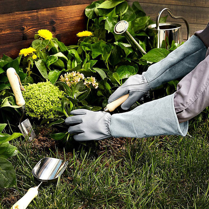 Gardening Gloves Reinforced Palm Textured Fingertips Elastic