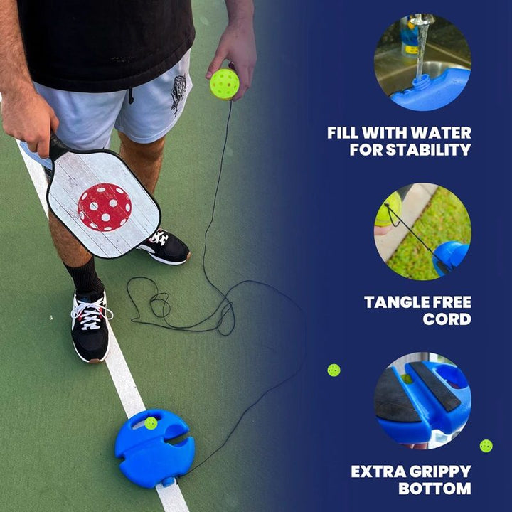 Pickleball Trainer with Luminous Feature and Extra-Grip Base