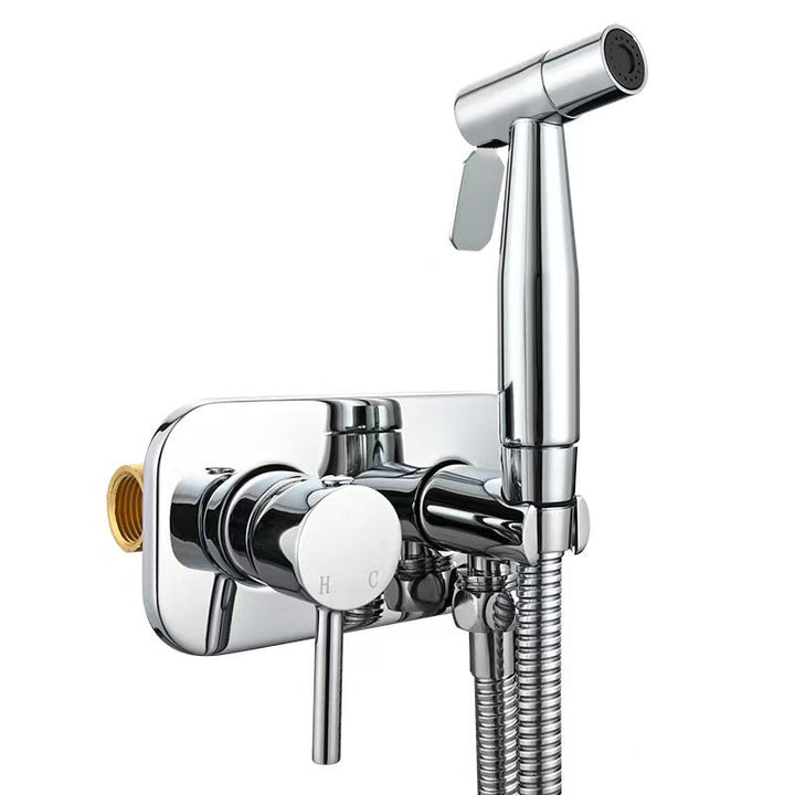 Premium Brass Bidet Sprayer for Toilet with Hot & Cold Water Control | Handheld Design for Enhanced Hygiene and Comfort 11