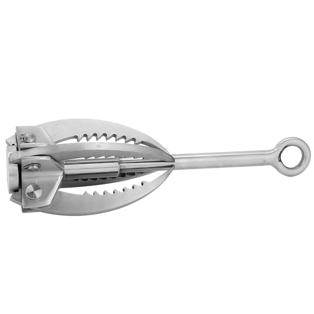 Folding Grappling Hook Steel Four Curved Prongs Heavy Duty