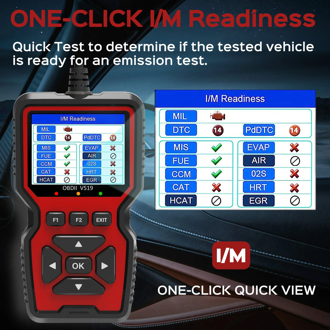 Diagnostic Code Reader with Live Data and Freeze Frame for Vehicles