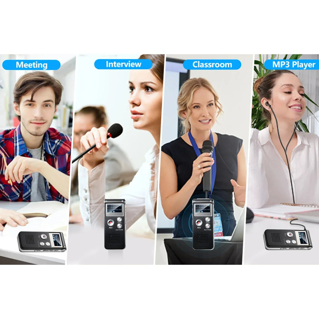 Digital Voice Recorder with Voice Activation Portable Pocket Size