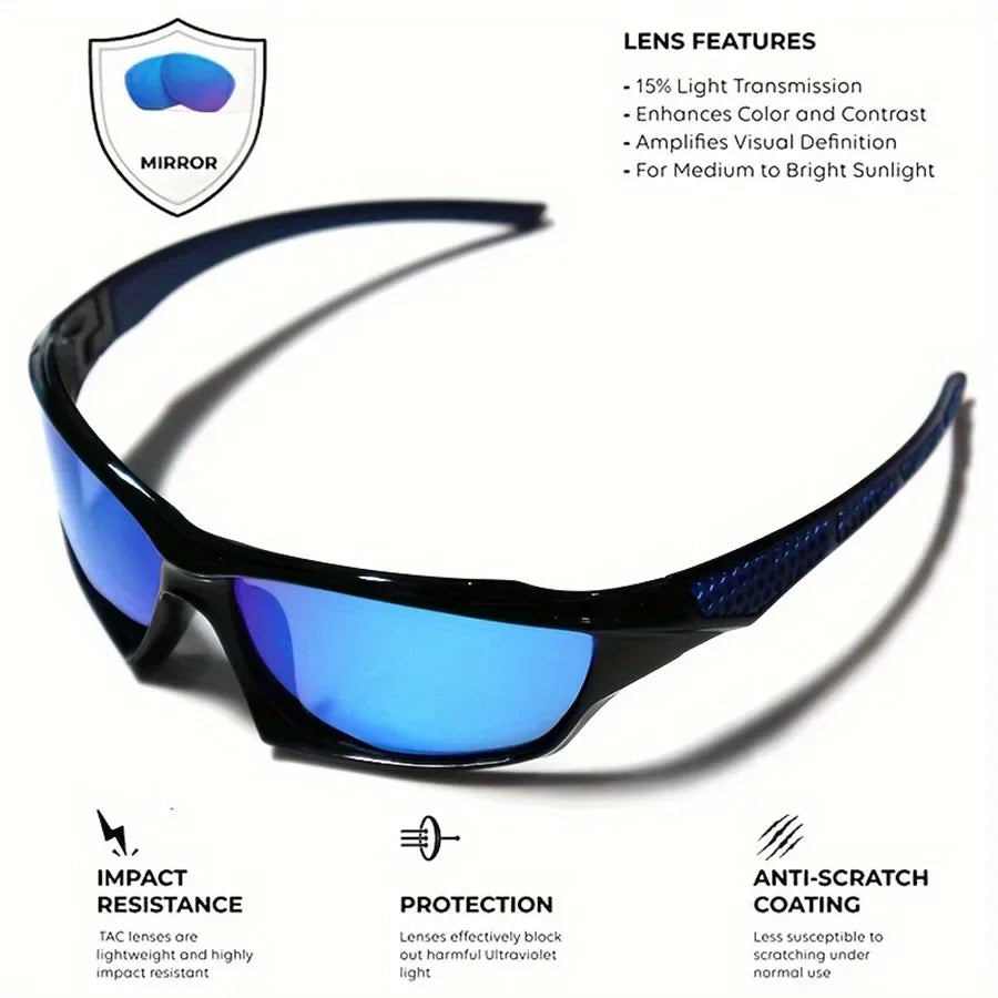 Round Sunglasses Metal Frame Polarized UV Protection