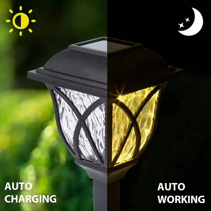 Solar Led Garden Lights Weather-Resistant 2-Pack