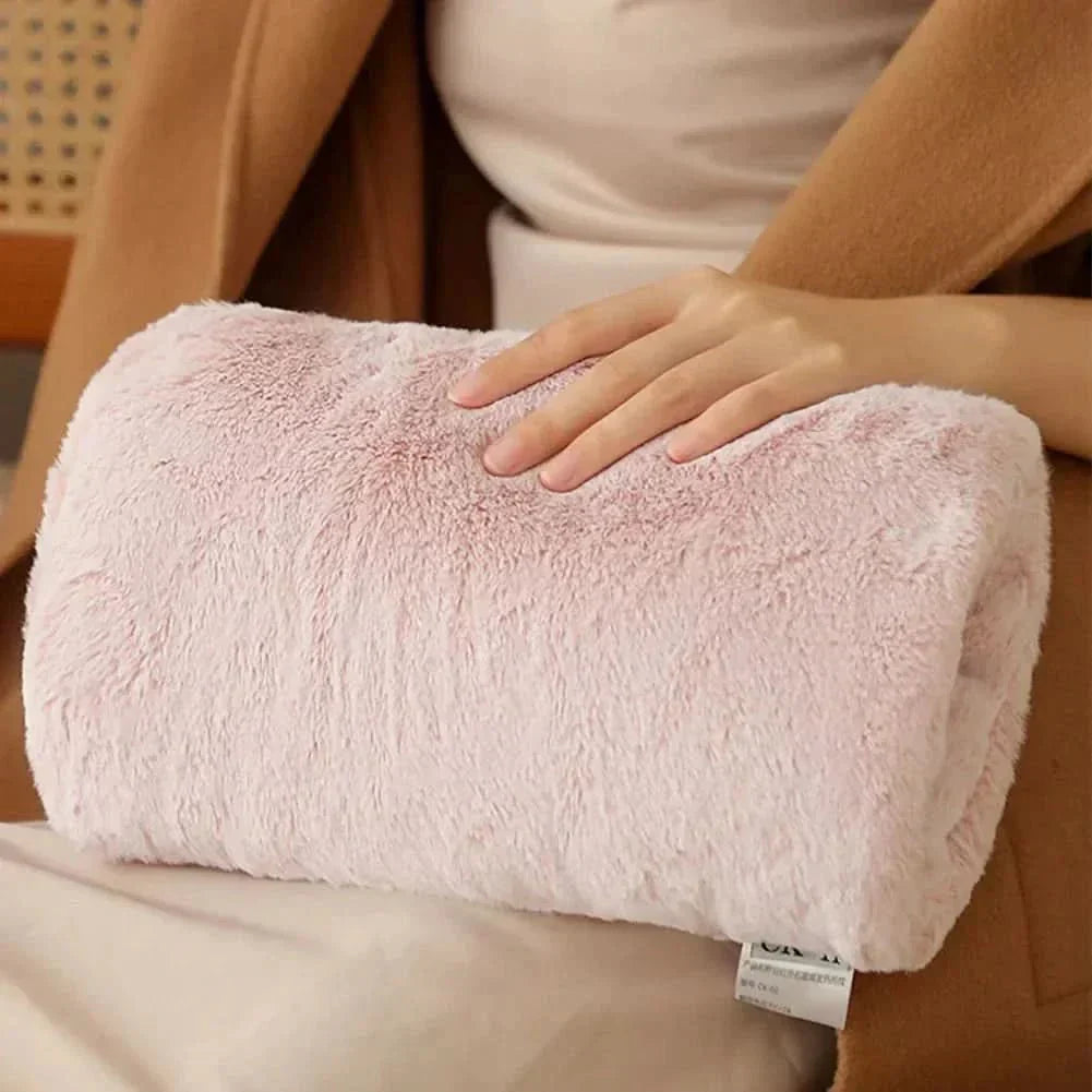 Portable Rechargeable Heating Pad with Power Bank and 6-Hour Runtime
