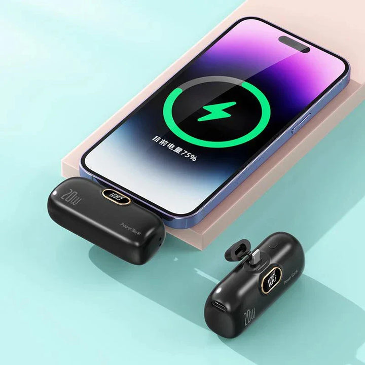 Portable Power Bank with LED Display Dual Port 30000mAh