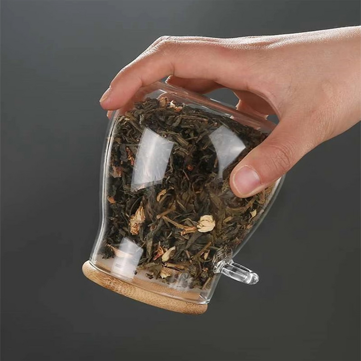 Glass Storage Jar Airtight Lid Food-Safe 1.5L