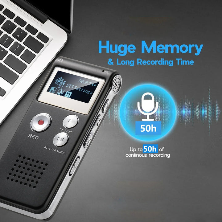 Digital Voice Recorder with Voice Activation Portable Pocket Size