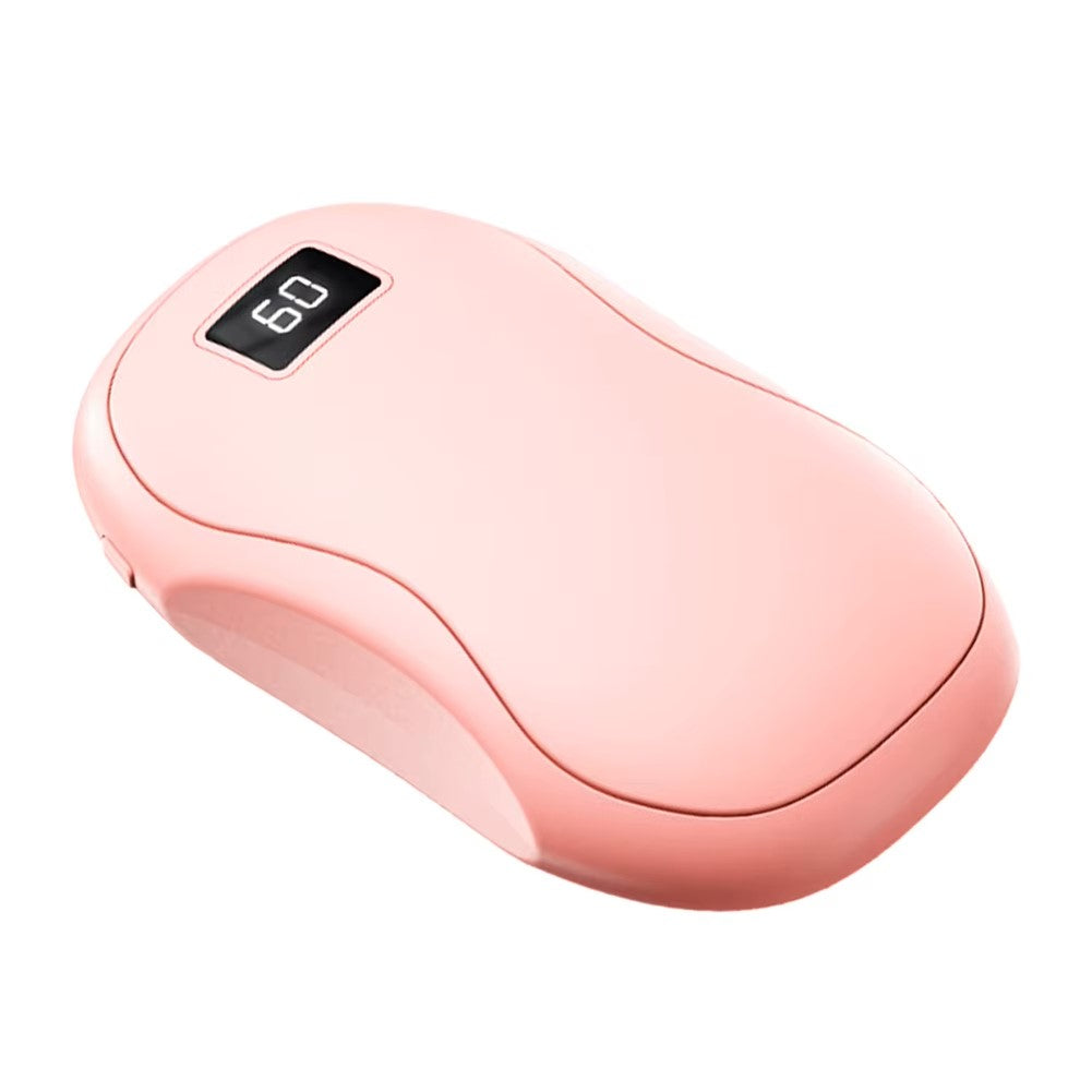 Portable Hand Warmer Power Bank with Digital Display Carbon Crystal
