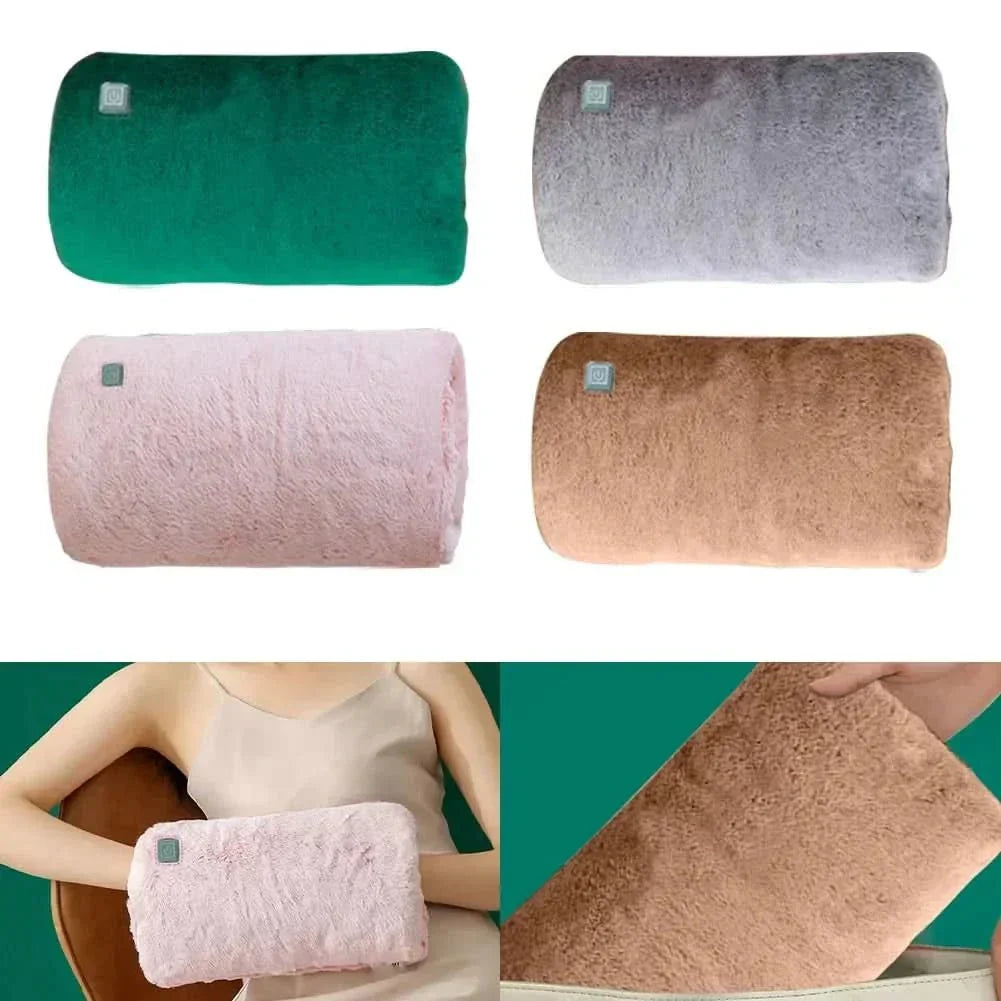 Portable Rechargeable Heating Pad with Power Bank and 6-Hour Runtime