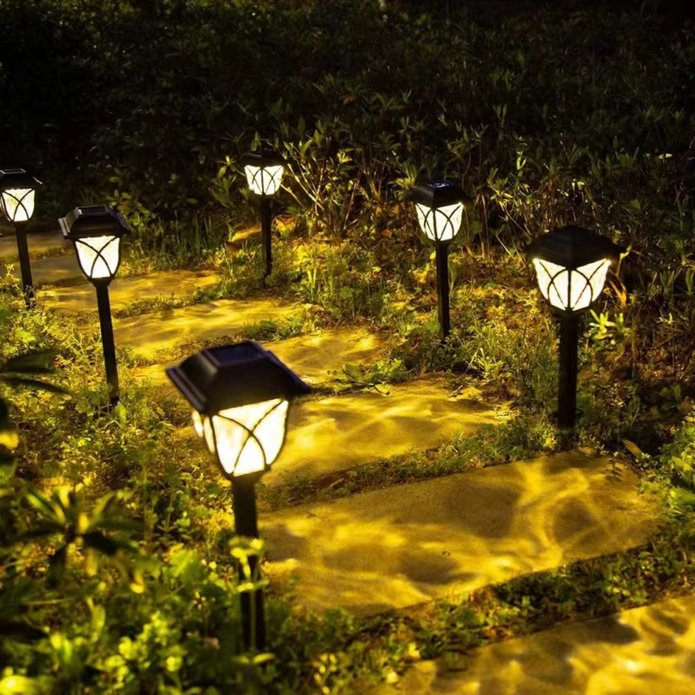 Solar Led Garden Lights Weather-Resistant 2-Pack