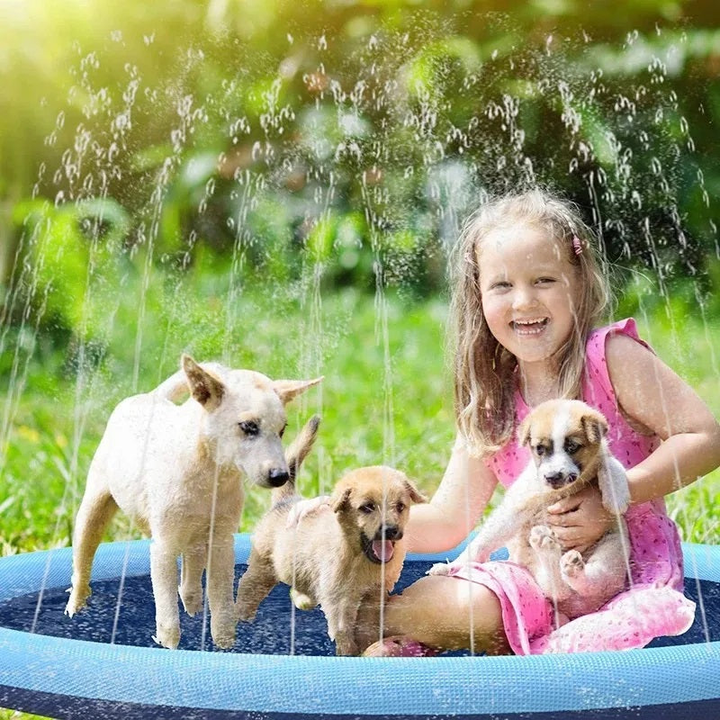 Kids Outdoor Splash Pad Water Play Mat