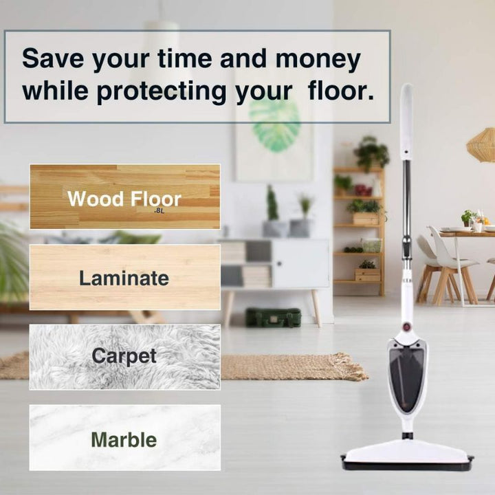 Multi-Surface Steam Mop with Quick-Heat Feature