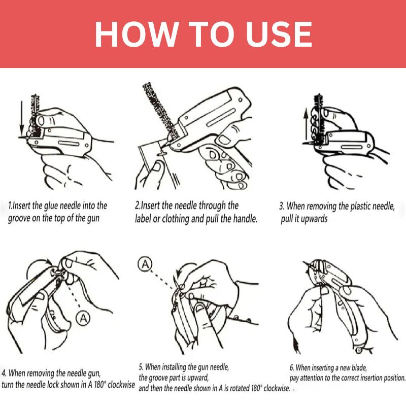 Handheld Stitching Gun for Clothes Repair