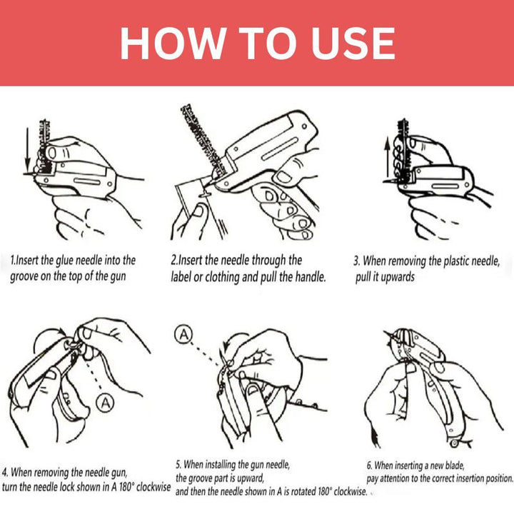 Handheld Stitching Gun for Clothes Repair