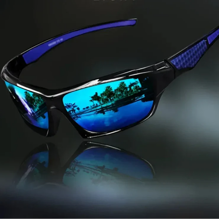 Round Sunglasses Metal Frame Polarized UV Protection