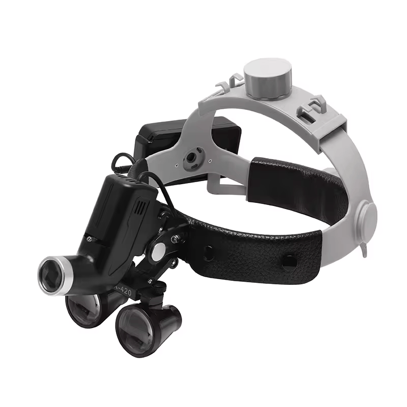 LED Headlamp with Magnifying Loupes 5W Precision Work