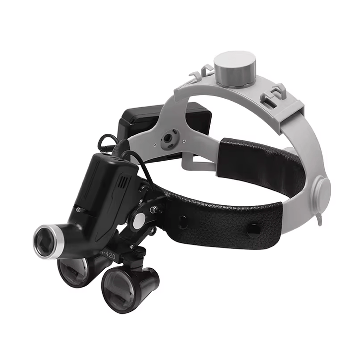 LED Headlamp with Magnifying Loupes 5W Precision Work