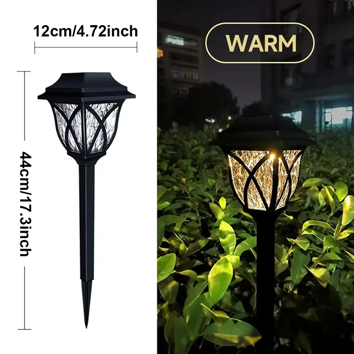 Solar Led Garden Lights Weather-Resistant 2-Pack