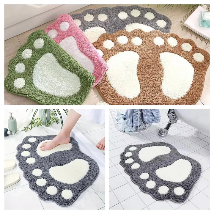 Microfiber Bath Mat Textured Non-Slip Backing Quick Dry
