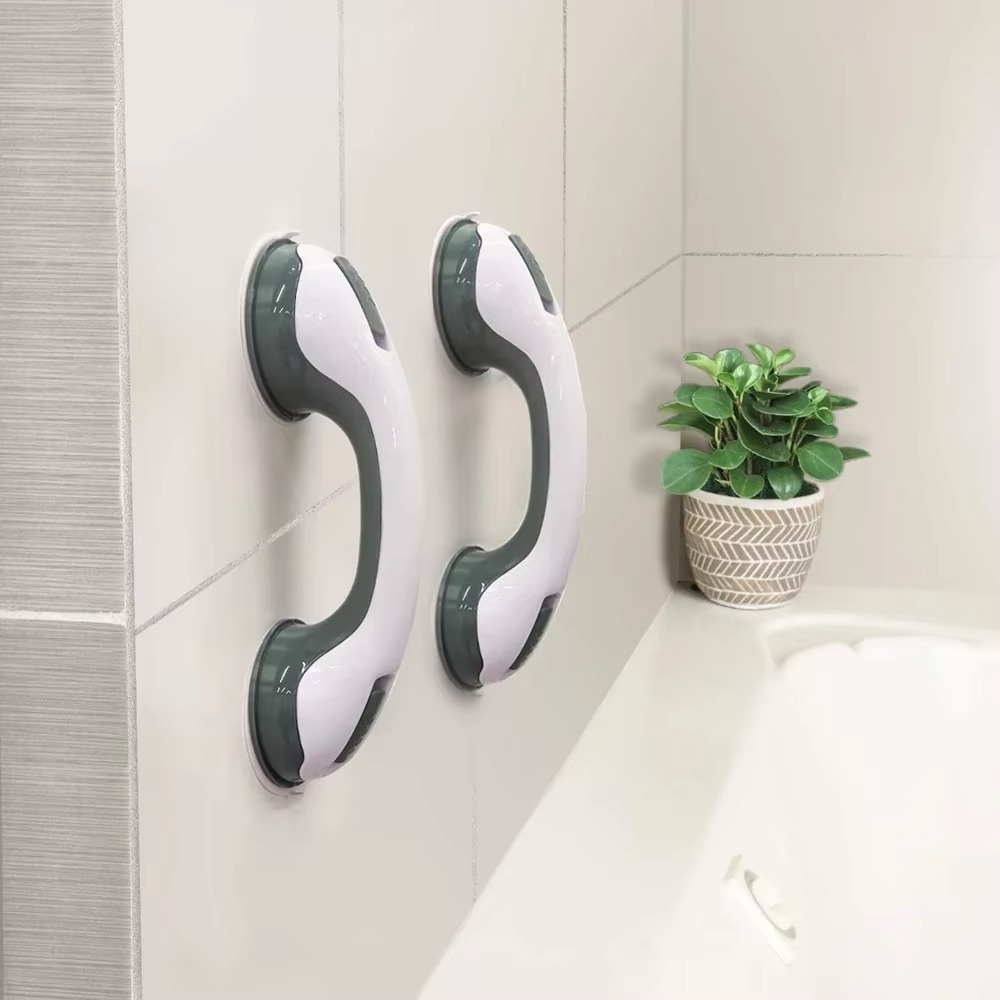 Bathroom Grab Bar Suction Cup Textured Grip
