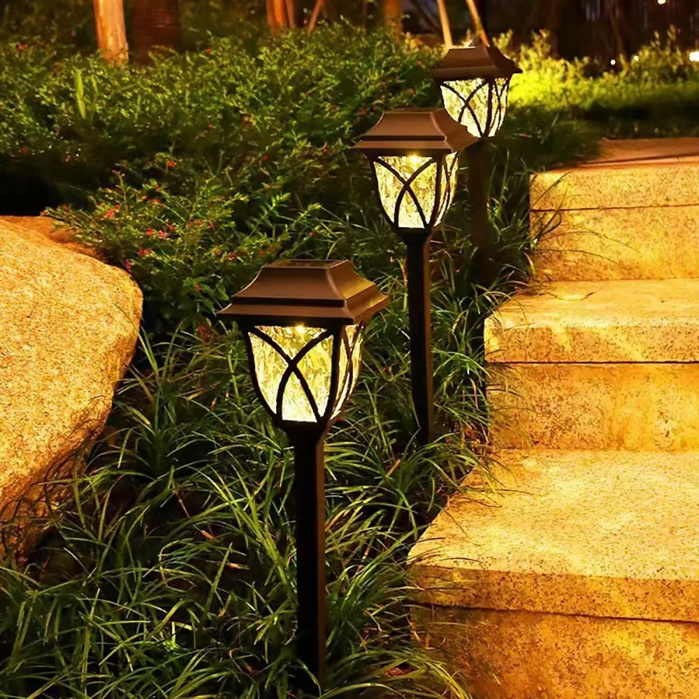Solar Led Garden Lights Weather-Resistant 2-Pack