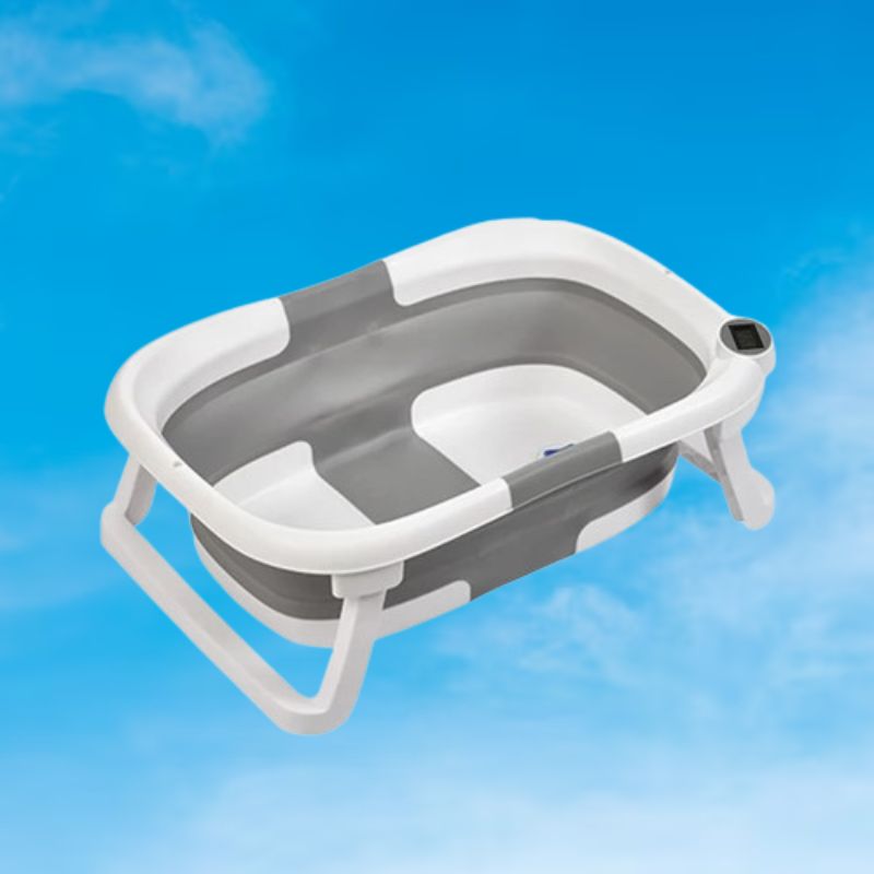 Baby Bath Tub with Thermometer Feature