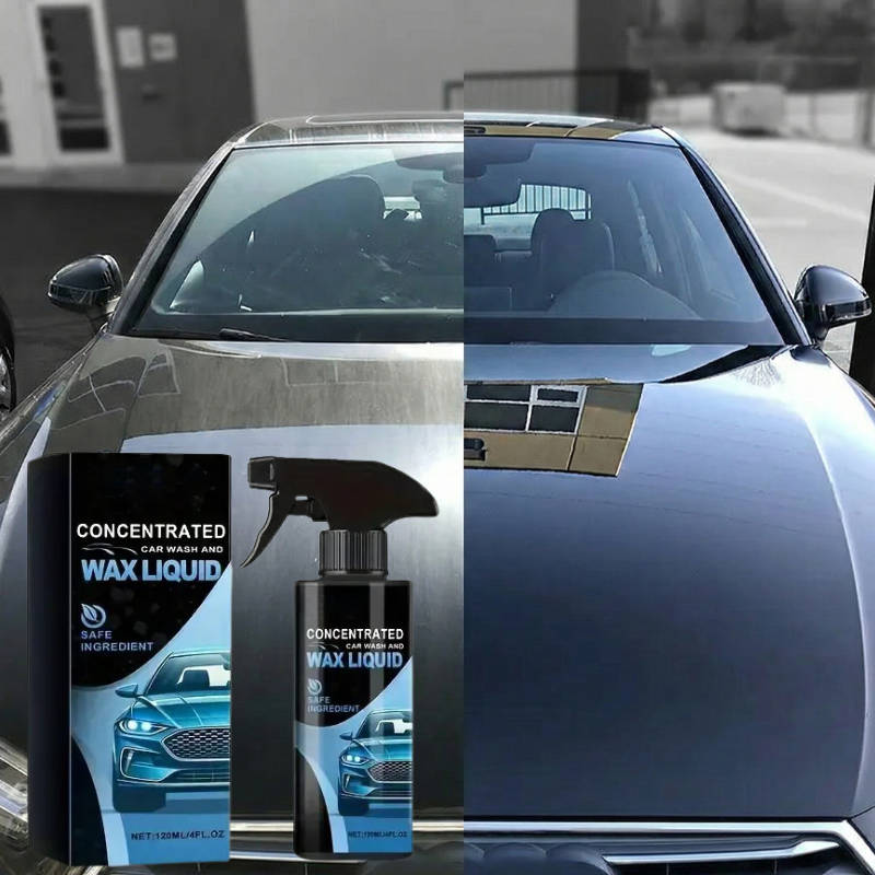 Car Ceramic Coating Spray with Polishing Spot Remover and Microfiber - Lenila