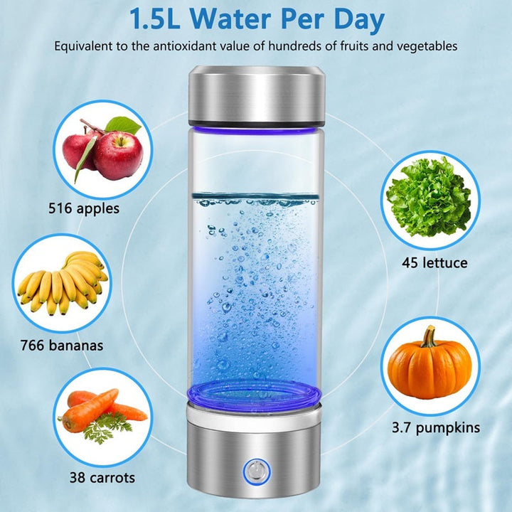 Insulated Water Bottle with Hydro Generator Feature