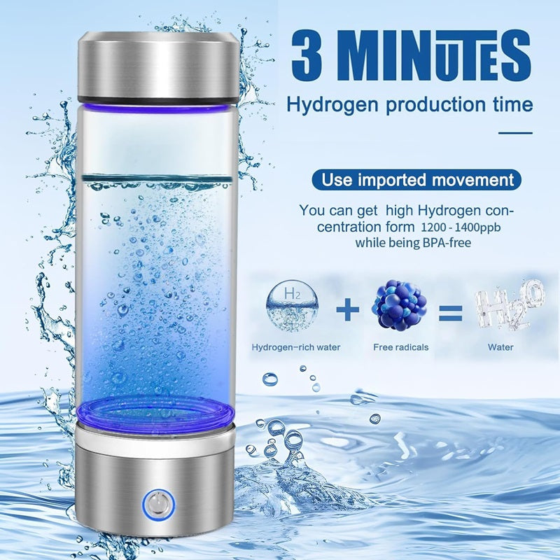 Insulated Water Bottle with Hydro Generator Feature