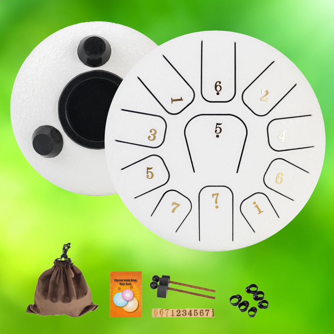 Steel Tongue Drum Musical Instrument with Notes