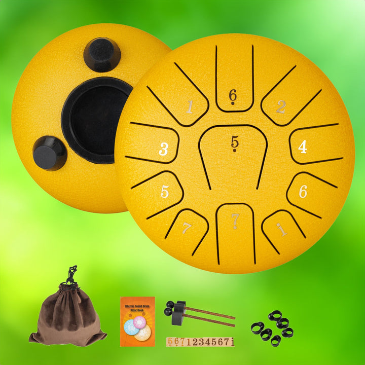 Steel Tongue Drum Musical Instrument with Notes