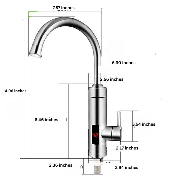 Electric Kitchen Faucet and Cold Temperature Control