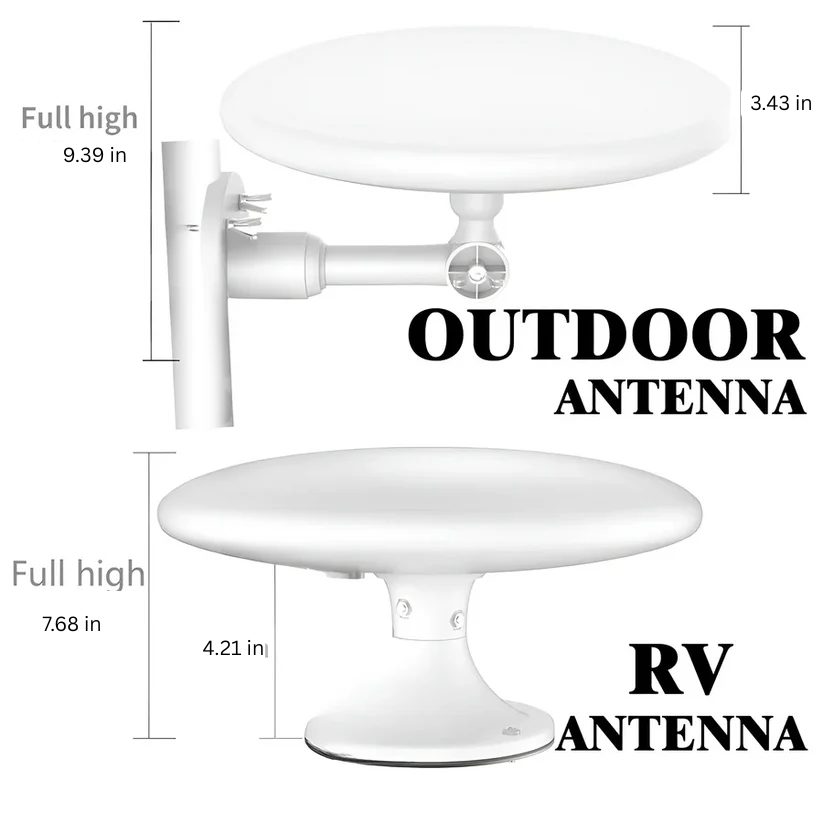 Digital Outdoor TV Antenna Long Range HD Signal Reception
