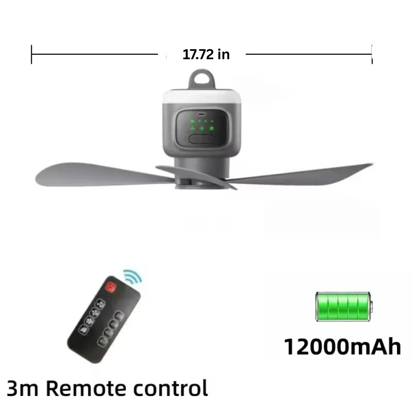 Portable Wireless Ceiling Fan