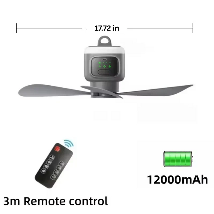 Portable Wireless Ceiling Fan