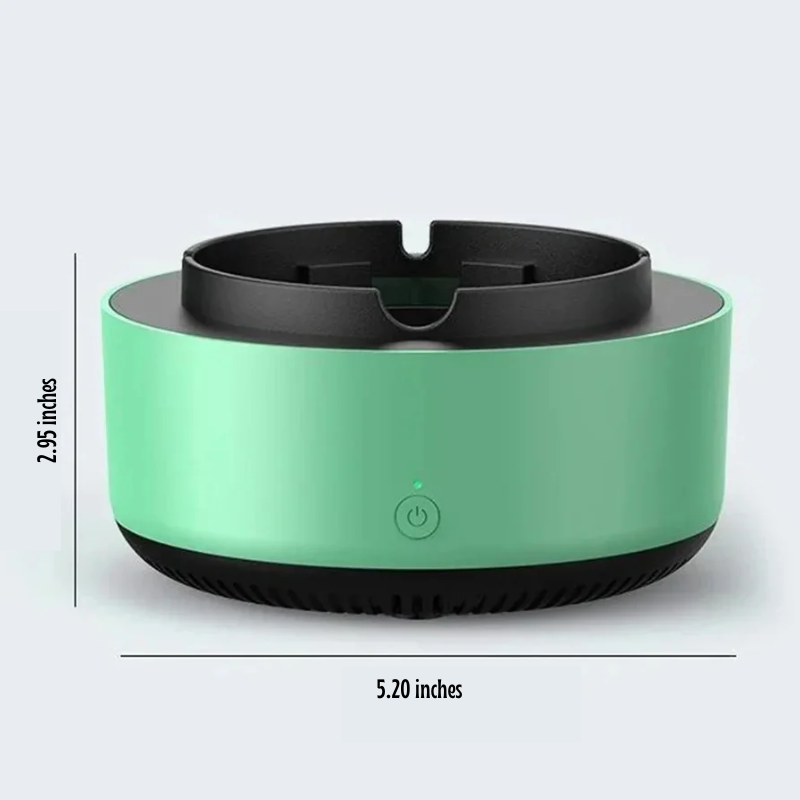 Portable Ashtray with Smokeless Air Purifier Function
