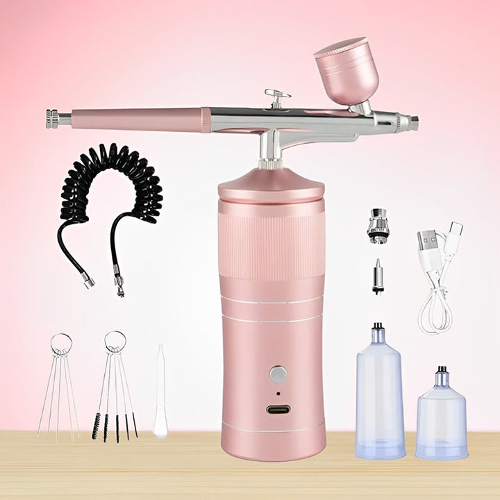 Cordless Mini Airbrush Kit Portable Compressor - Lenila