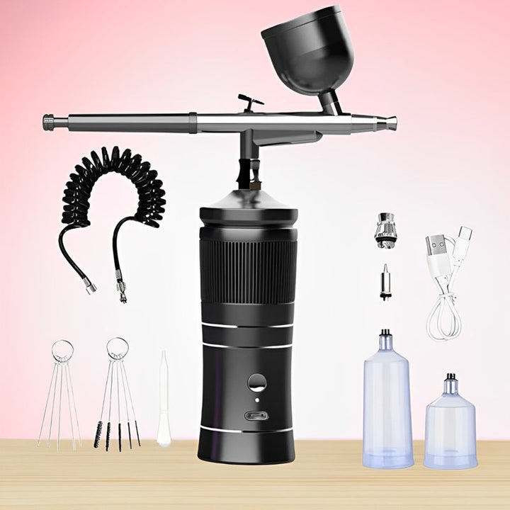 Cordless Mini Airbrush Kit Portable Compressor