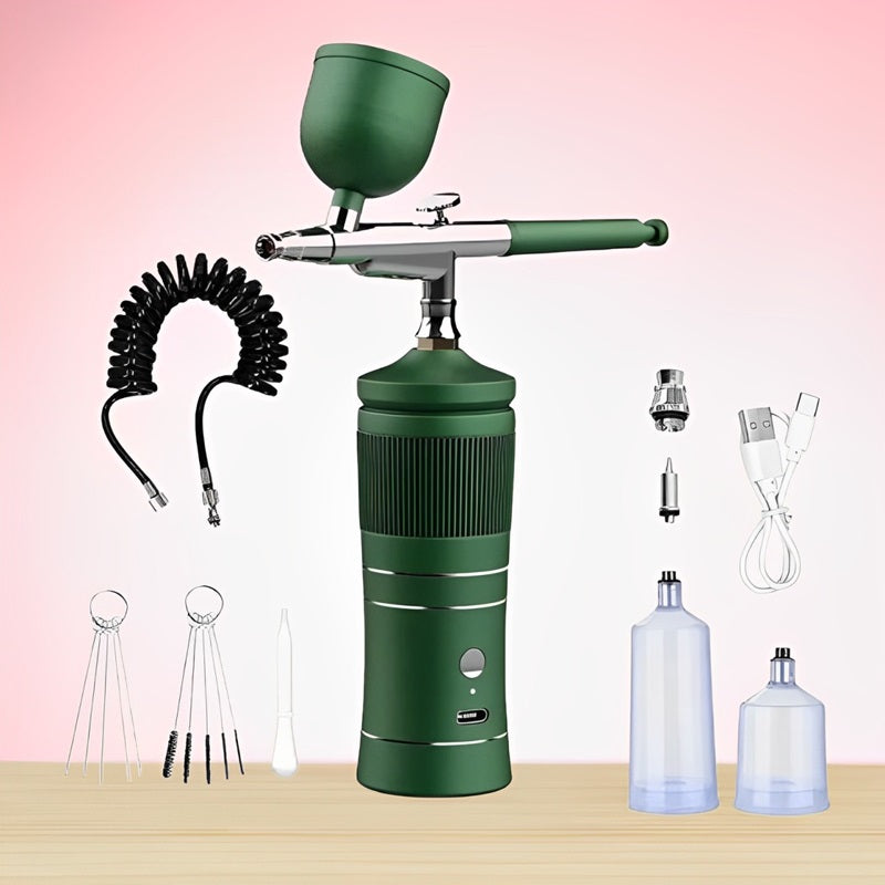 Cordless Mini Airbrush Kit Portable Compressor